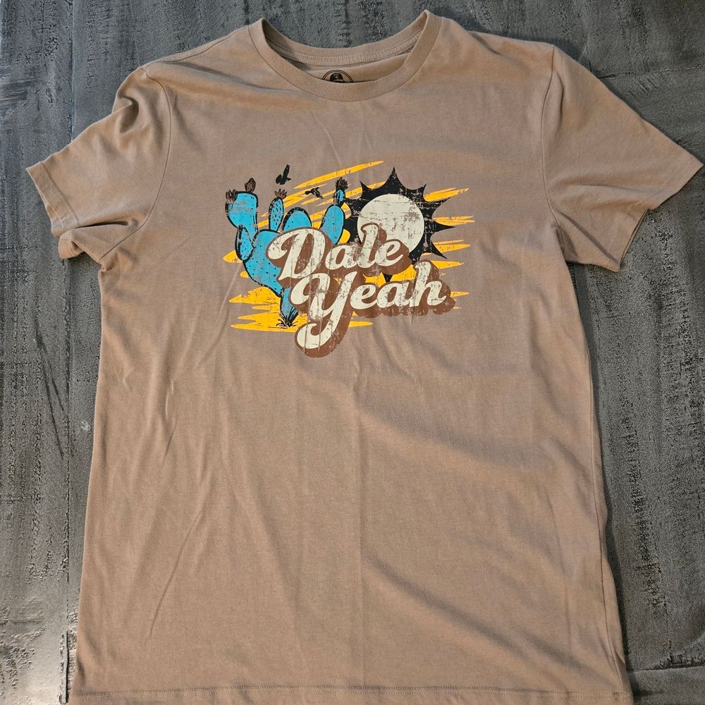 💰4 for $10💰 Graphic Dale Yeah Tan T-Shirt